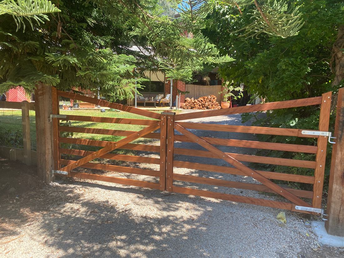 Hardwood Entrance Gates
